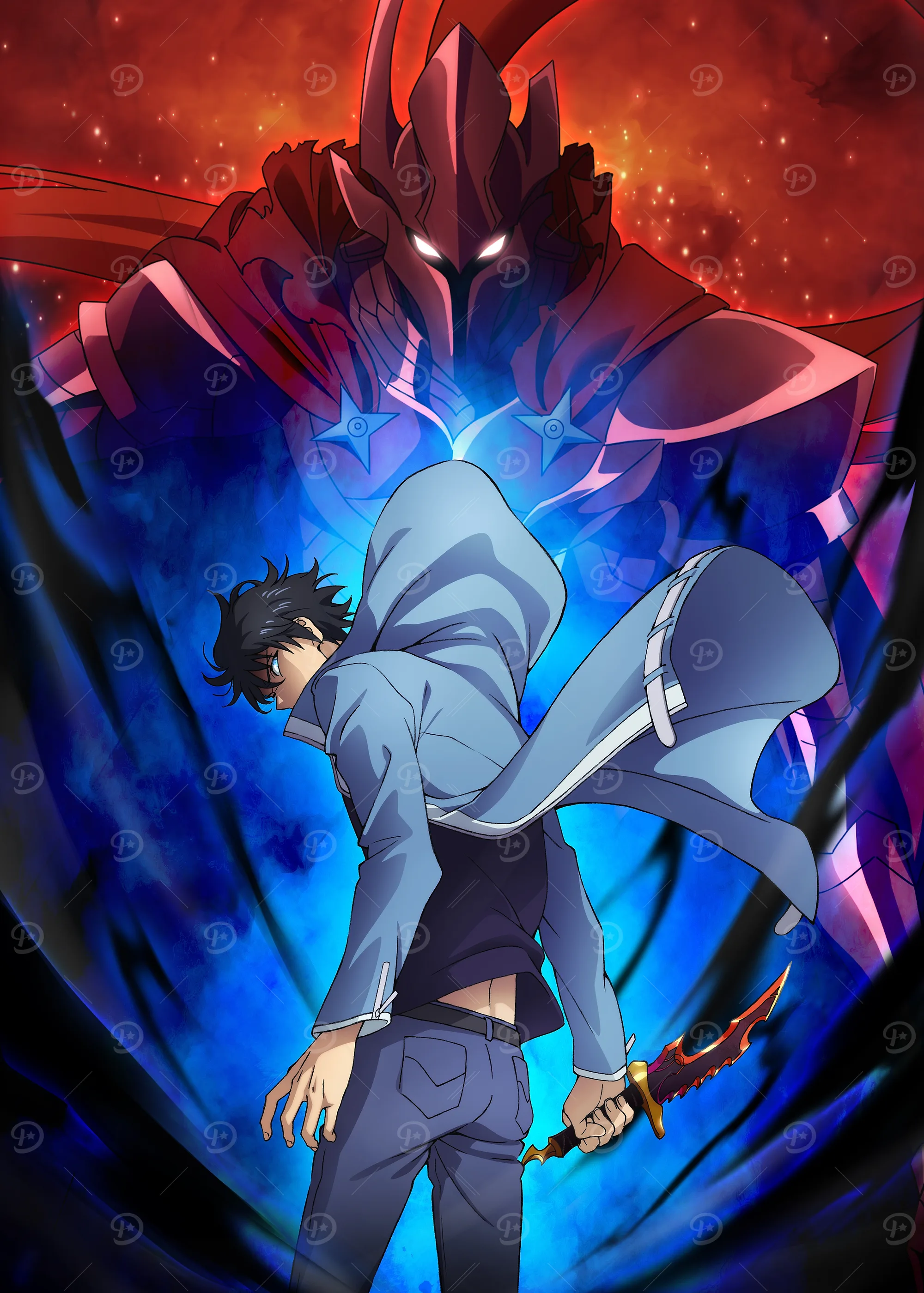 Solo Leveling: Jinwoo e Igris Ascendentes